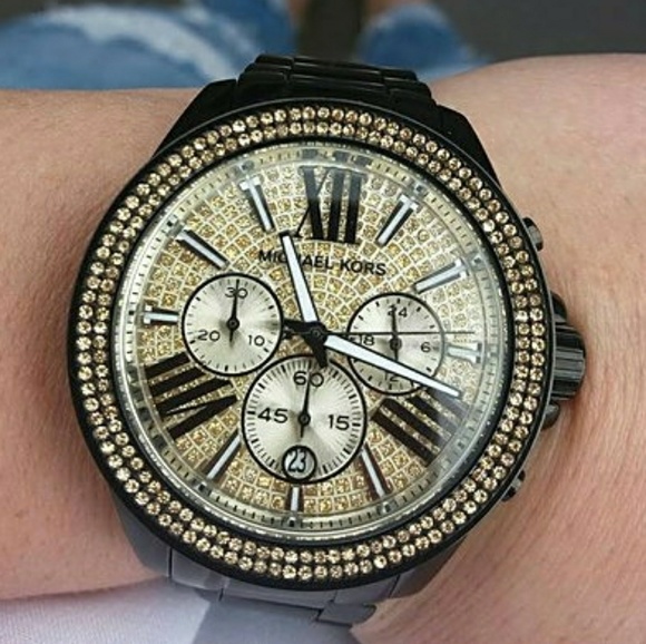 Wren Pave Michael Kors Watch Cheap Sale 